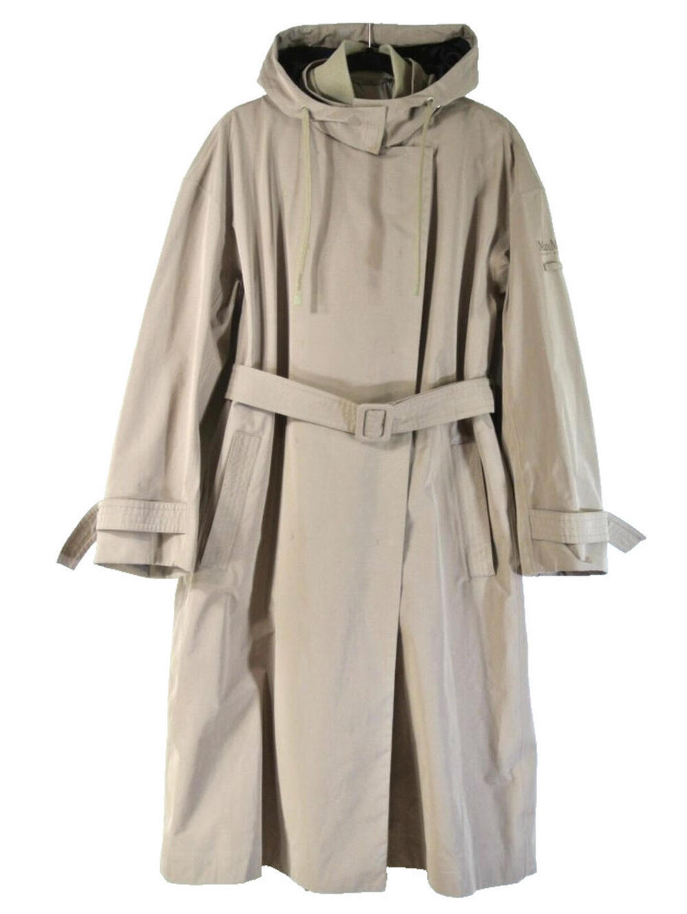 NEW, MaxMara CARTER Technical-fabric trench coat Beige Size 8 #DC613 - Picture 5 of 13